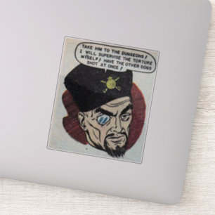 Adesivo Histórias em quadrinhos de colheita horrorosa   8