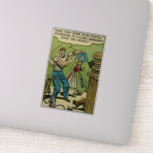 Adesivo Histórias em quadrinhos de colheita horrorosa   Ou