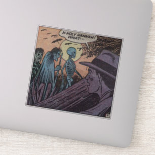 Adesivo Histórias em quadrinhos de colheita horrorosa para