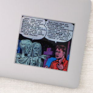 Adesivo Histórias em quadrinhos de horror de idade do our