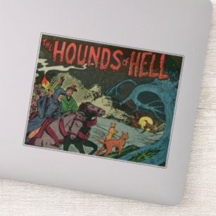 Adesivo Histórias em quadrinhos de horror de vinda   histó