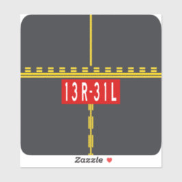 Adesivo Holding Point Marking 13R-31L