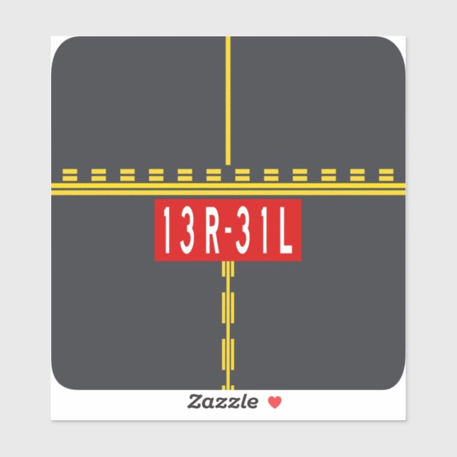 Adesivo Holding Point Marking 13R-31L (Folha)