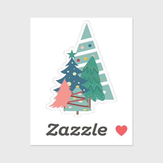 Adesivo Holiday Evergreens Design (Folha)