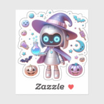 Holographic Witold Robot Vinyl Cute Halloween Tech