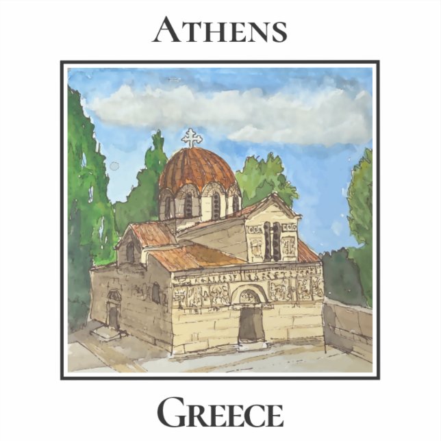 Adesivo Holy Church of the Virgin Mary Gorgoepikoos (Frente)