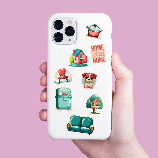 Adesivo "Home Sweet Home" House Warming Stickers Set (Criador carregado)