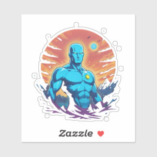 Adesivo Homem azul do Norte9