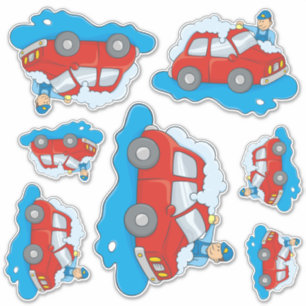 Adesivo Homem de lavagem