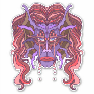 Adesivo Homem-Marinha Roxo