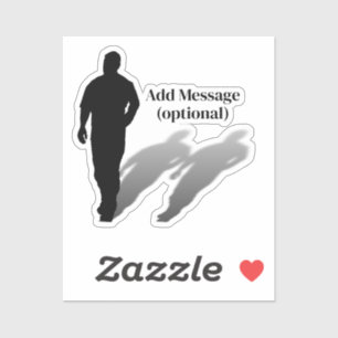 Adesivo Homem Perdido Silhouette