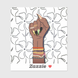 Adesivo Homenagem a Black History Month: African Diaspora