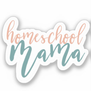 Adesivo Homeschool Mama Sticker