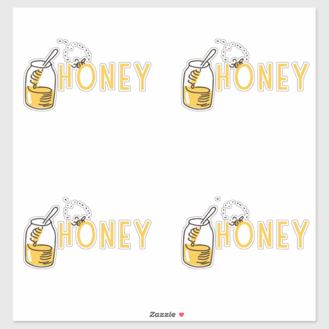 Adesivo Honey Sticker (Folha)