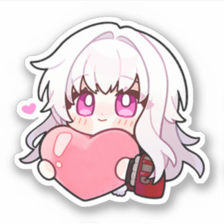 Adesivo Honkai Star Rail Chibi Clara Sticker