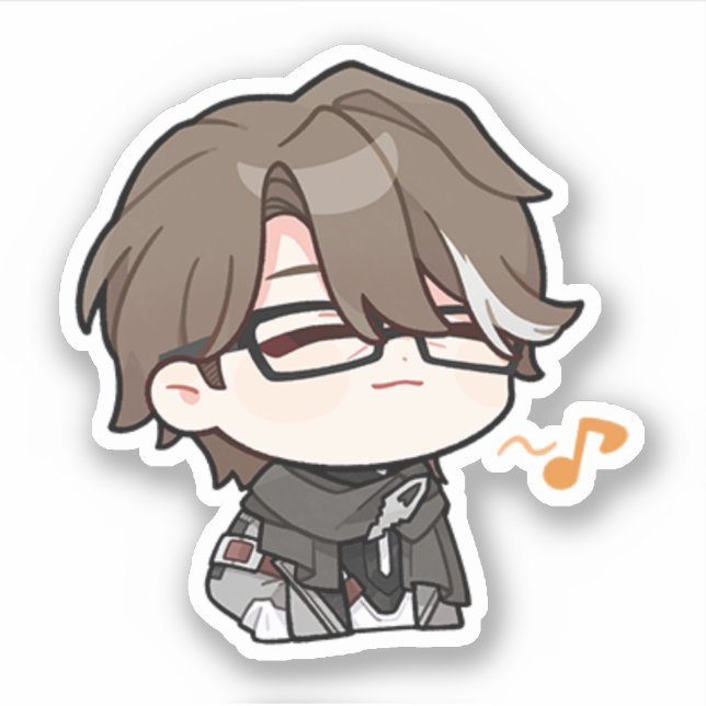 Adesivo Honkai Star Rail Chibi Welt Sticker (Frente)