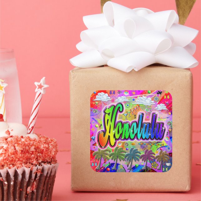 Adesivo Honolulu Vista Express (Festa)