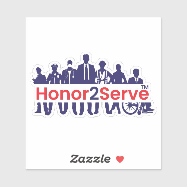 Adesivo Honor2Serve (Folha)
