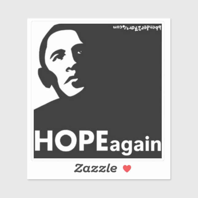 Adesivo HOPEagain (Folha)