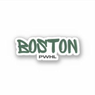 Adesivo Hóquei feminino em Boston PWHL
