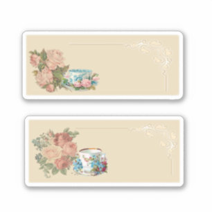 Adesivo Hora do café retrô