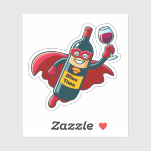 Adesivo Hora do Vinho