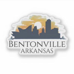 Adesivo Horizonte de Bentonville, Arkansas