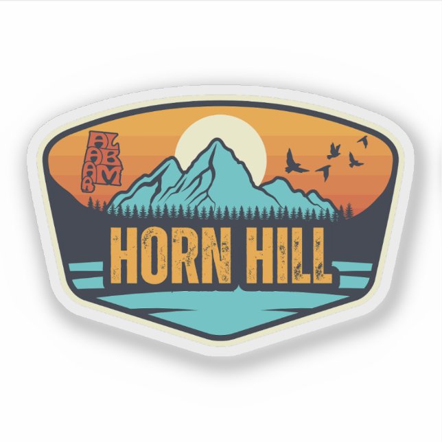 Adesivo Horn Hill, Alabama (Frente)