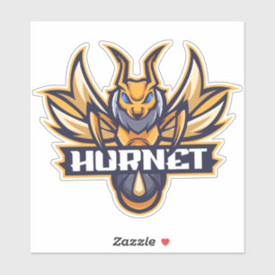 Adesivo Hornets Mascot Vinyl Sticker