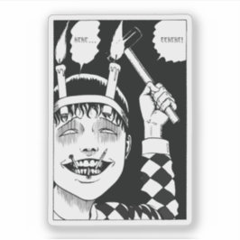 Adesivo Horror anime art