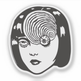 Adesivo Horror anime girl 