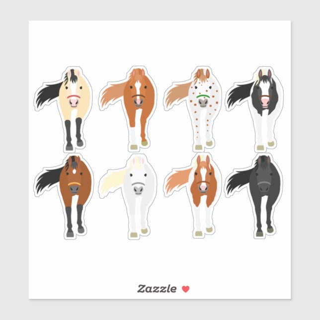 Adesivo horse sticker set (Folha)