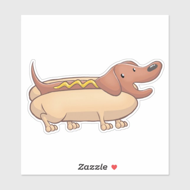 Adesivo Hot Dogsund: Sticker (Folha)