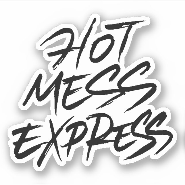 Adesivo Hot Mess Express (Frente)