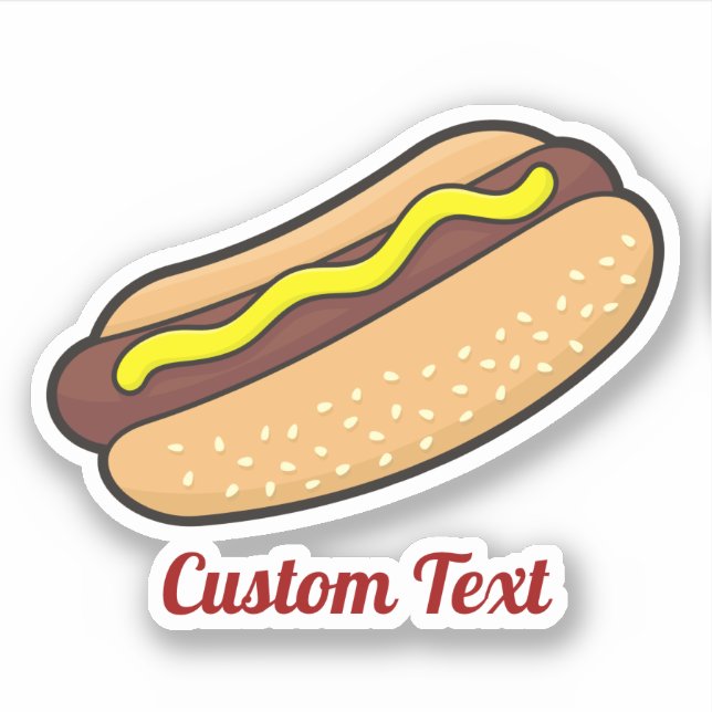 Adesivo Hotdog Sticker (Frente)