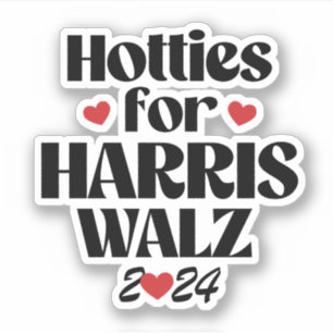 Adesivo Hotties para Harris Walz