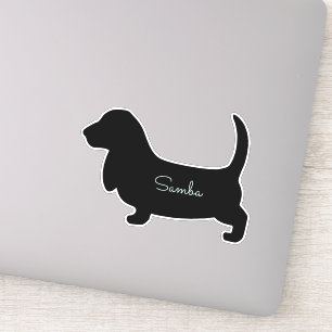 Adesivo Hound de Basset Personalizado