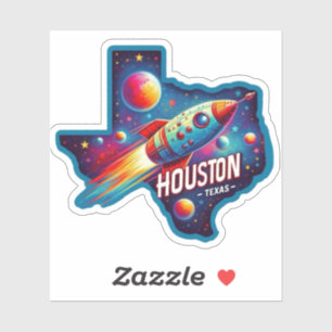 Adesivo Houston, Texas EUA - NASA
