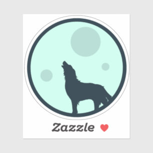 Adesivo Howl to the Moon