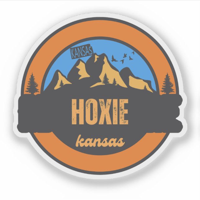 Adesivo Hoxie, Kansas  (Frente)