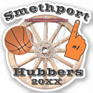 Adesivo Hubbers Wheel Smetport nº 1 Fan Basball e Net
