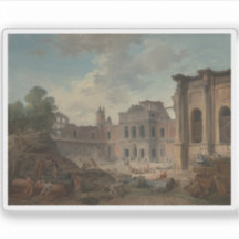 Hubert Robert: Demolição do Château de Meudon