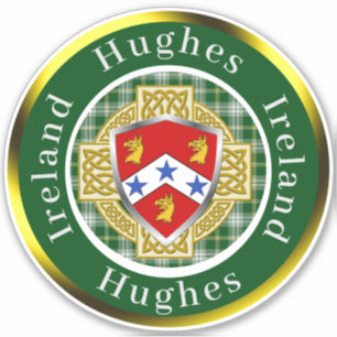 Adesivo Hughes Shield & Celtic Cross Personalizado