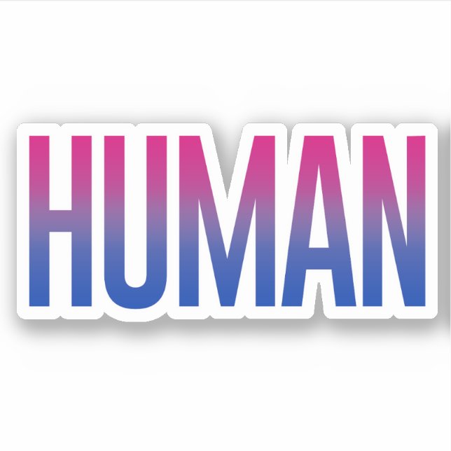 Adesivo Humano Bissexual (Frente)