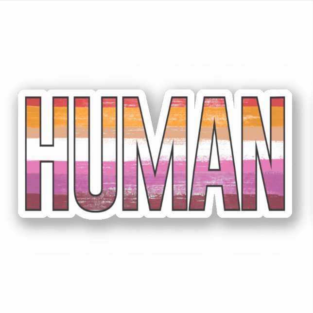 Adesivo Humano Lésbica (Frente)