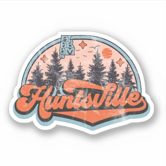 Adesivo Huntsville, Alabama (Frente)
