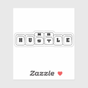 Adesivo Hustle para humilde