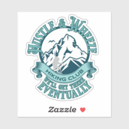 Adesivo Hustle & Wheeze Hiking Club