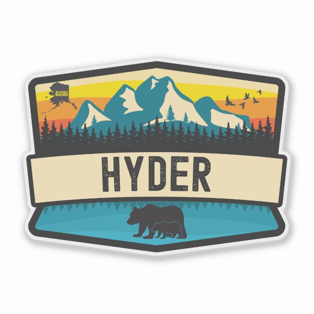 Adesivo Hyder, Alasca (Frente)