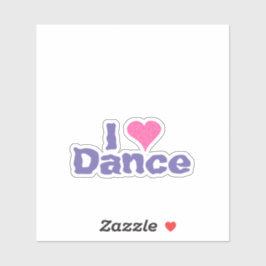 Adesivo I Heart Dance